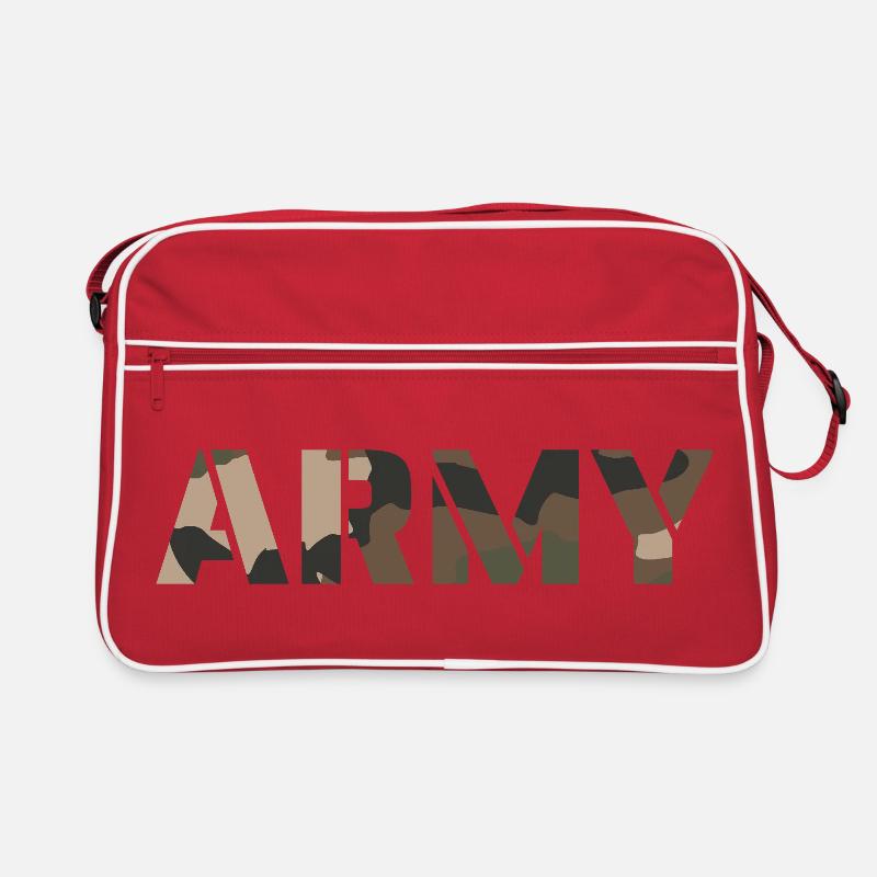 ARMY Tarnmuster Frankreich Retro Tasche