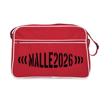 Malle 2026 - Sac Retro - rouge/blanc - Devant