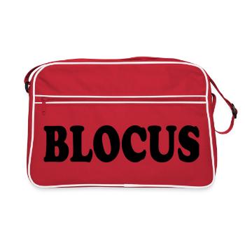 Blockade - Retro Tasche - Rot/Weiß - Vorne