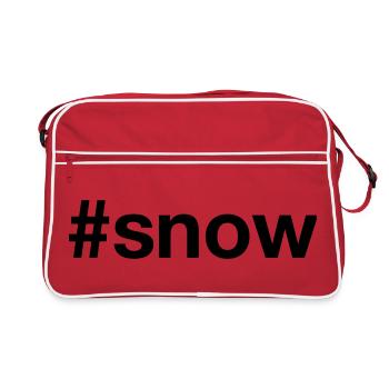 SNOW Hashtag sports d’hiver - Sac Retro - rouge/blanc - Devant