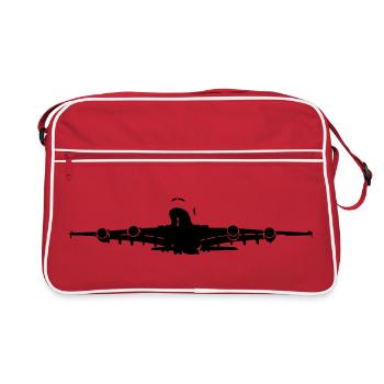 a380_2 - Sac Retro - rouge/blanc - Devant