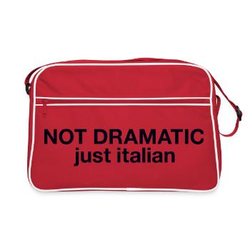 Pas dramatique, juste italien - Sac Retro - rouge/blanc - Devant