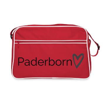 paderborn - Retro Tasche - Rot/Weiß - Vorne