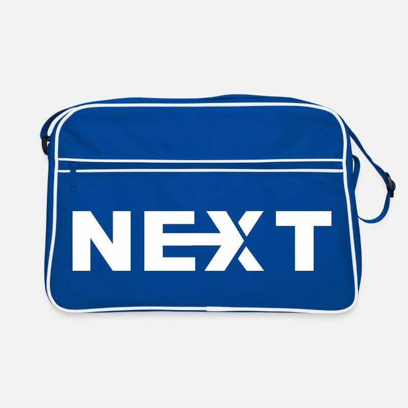 Next Texte Blanc Sac Retro