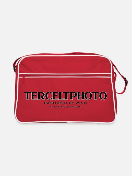 Captured_by_wind_atlantic_division - Retro Tasche - Rot/Weiß - Vorne