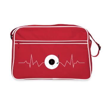 Vinyle - Sac Retro - rouge/blanc - Devant