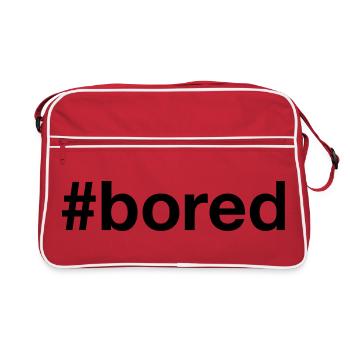 Hashtag ennuyeux - Sac Retro - rouge/blanc - Devant