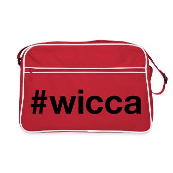 WICCA Hashtag Pagan - Sac Retro - rouge/blanc - Devant