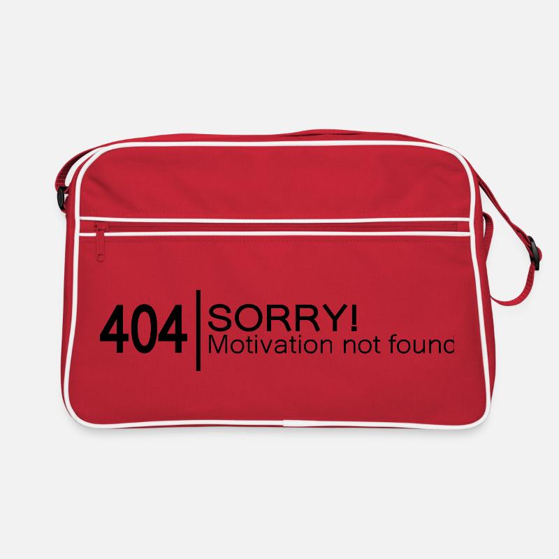 404 Sorry Motivation not found. Retro Tasche