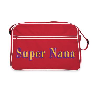 super nana - Sac Retro - rouge/blanc - Devant