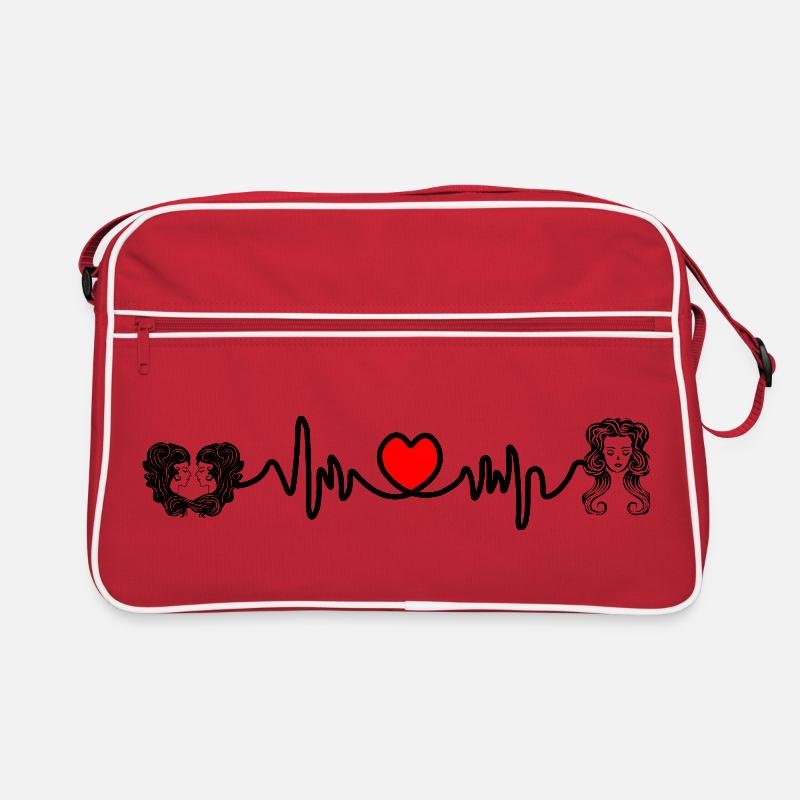 Heart rate cardio Gemini Virgo Retro Bag