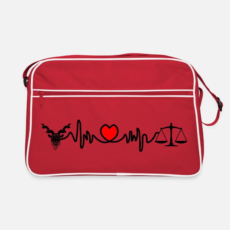 Heart rate cardio Capricorn Libra Retro Bag