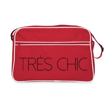 TRES CHIC Stylish - Retro Bag - red/white - Front