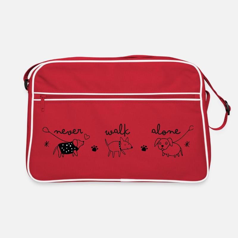 never walk alone Retro Tasche