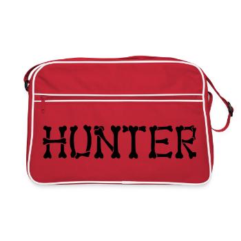 Hunter - Retro Bag - red/white - Front
