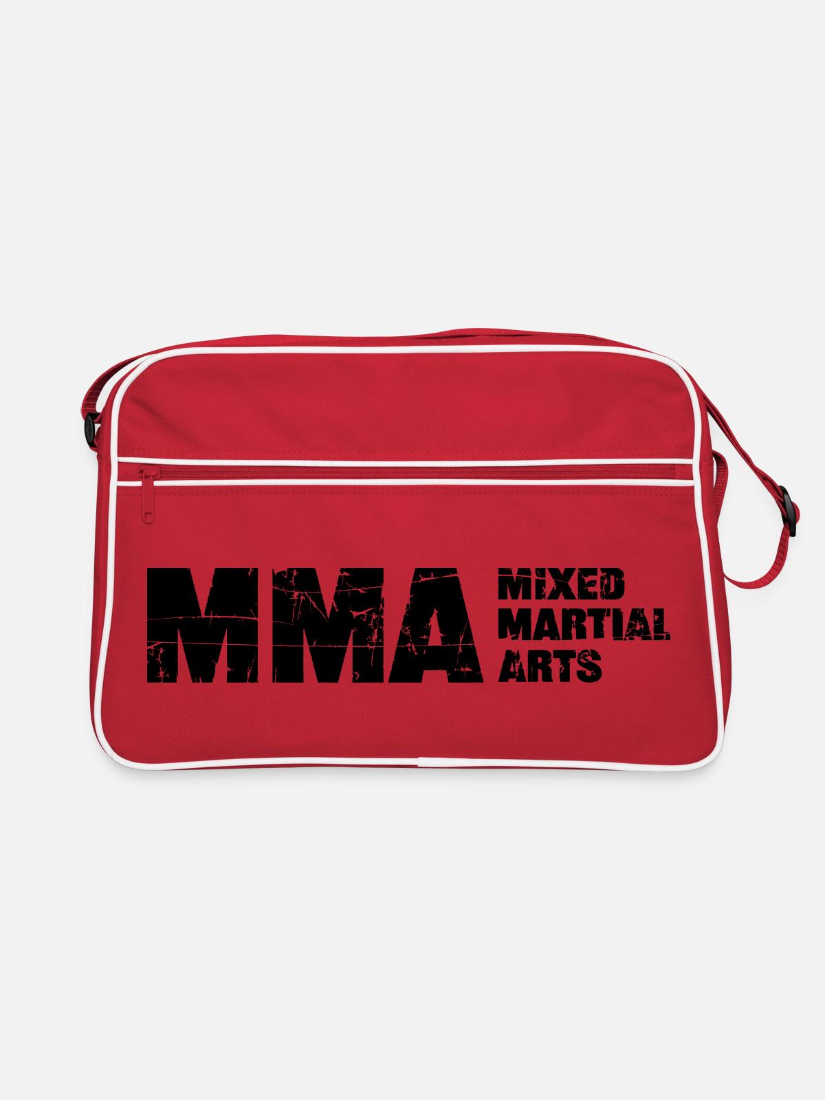 MMA - Retro Bag - red/white - Front
