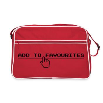 Ajouter aux favoris cliquez sur - Sac Retro - rouge/blanc - Devant
