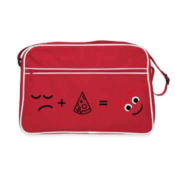 Awaiting design upload - Retro Bag - red/white - Front