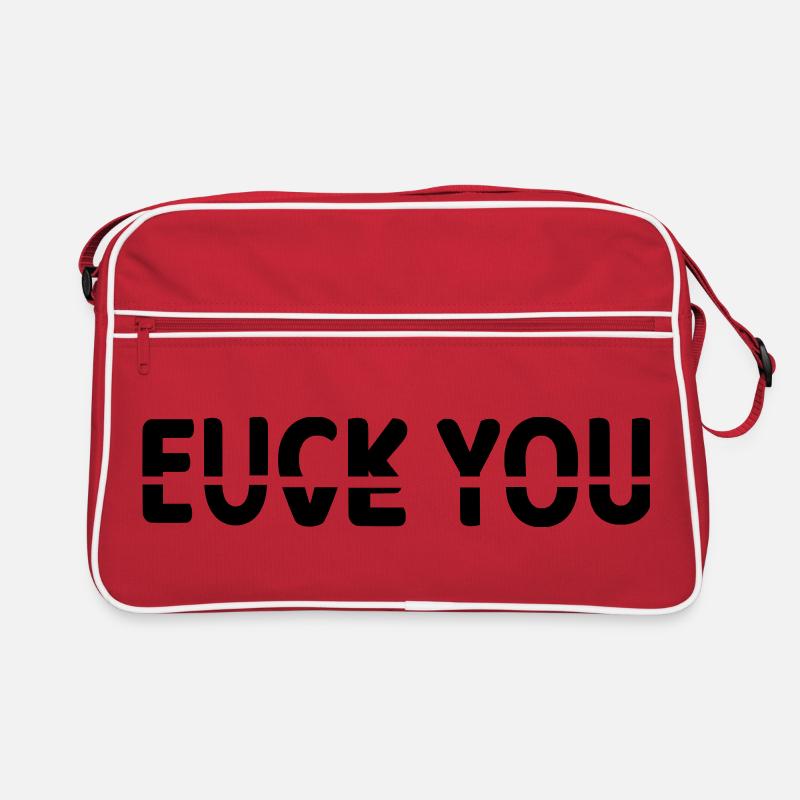 Ob ich dich liebe oder nicht # Retro Tasche