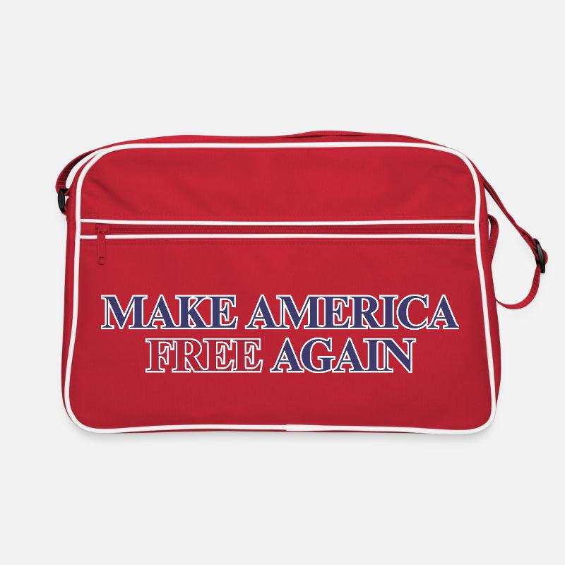 Make America Free Again - Freedom Statement  Retro Bag