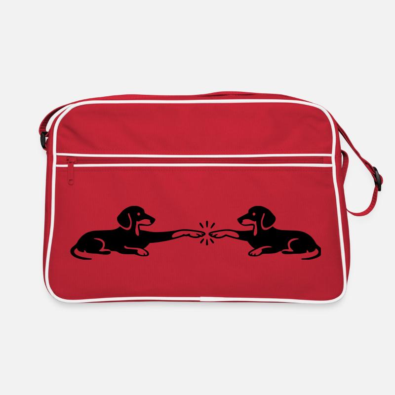 Dachshund Paws Touch Michelangelo Retro Bag