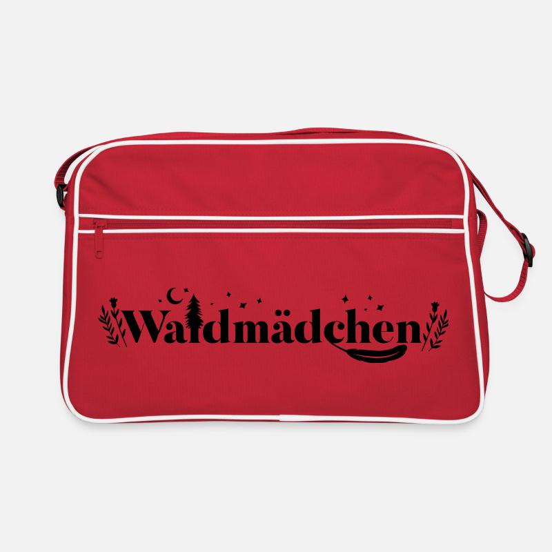 Waldmädchen – Wild. Frei. Echt. Retro Tasche