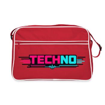 Techno Neon Puls - Sac Retro - rouge/blanc - Devant
