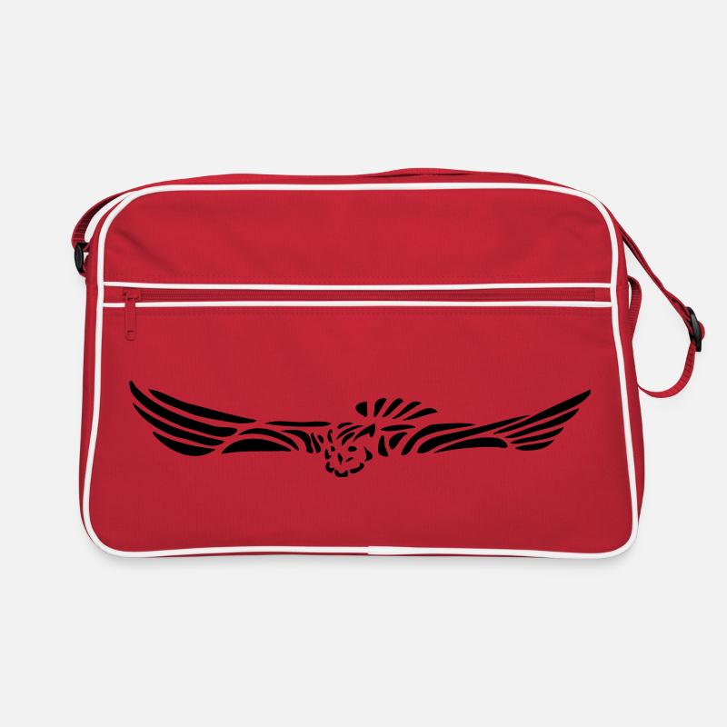 Uhu im Flug Retro Tasche