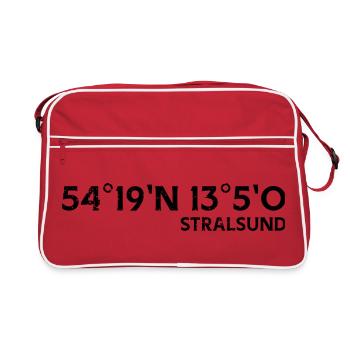 Stralsund Coordinates Souvenir - Retro Bag - red/white - Front