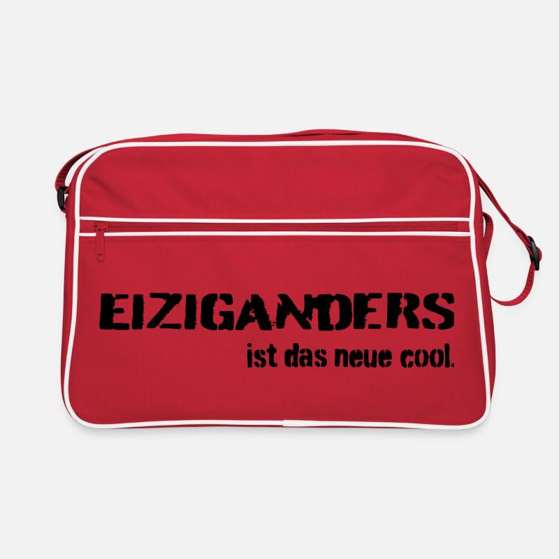 Einziganders ist das neue cool Retro Tasche