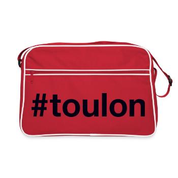 TOULON Hashtag - Sac Retro - rouge/blanc - Devant