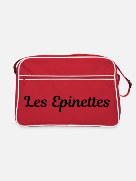 Epinettes Paris - Retro Bag - red/white - Front
