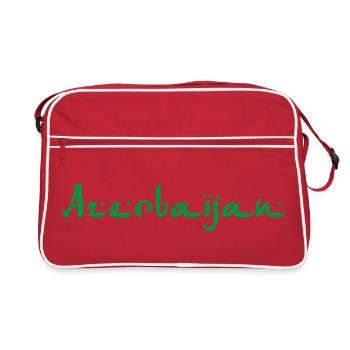 Azerbaijan Aserbaidschan - Retro Bag - red/white - Front
