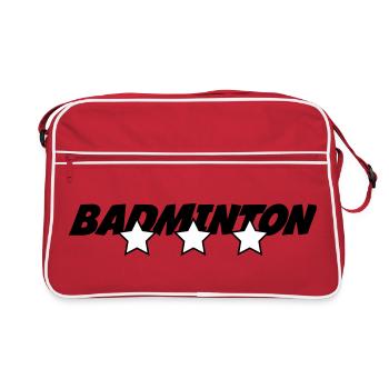 Badminton  - Sac Retro - rouge/blanc - Devant