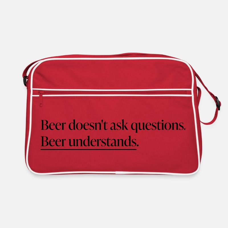 Chemise statement « Beer Understand » Sac Retro
