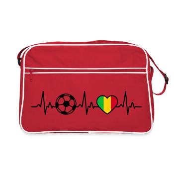 Mali Football Heartbeat Mali - Sac Retro - rouge/blanc - Devant