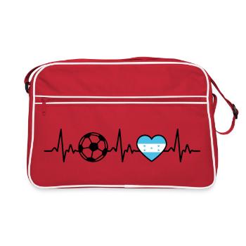 Honduras Football Heartbeat Honduras - Sac Retro - rouge/blanc - Devant