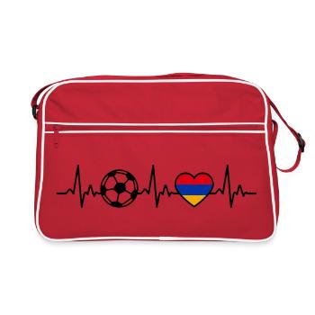Armenia Football Heartbeat Armenia Armenia - Retro Bag - red/white - Front