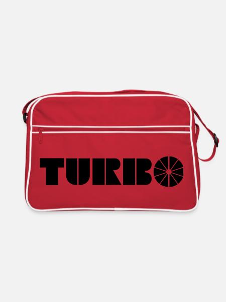 Turbo - Retro Tasche - Rot/Weiß - Vorne