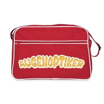 Gift for optician - Retro Bag - red/white - Front