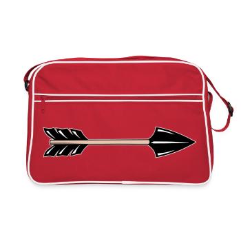 Arrow - Retro Bag - red/white - Front