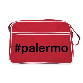 PALERMO Hashtag - Retro Tasche - Rot/Weiß - Vorne