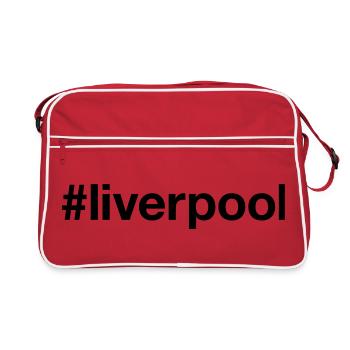 LIVERPOOL Angleterre - Sac Retro - rouge/blanc - Devant