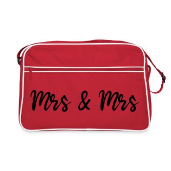 Mrs & Mrs - Sac Retro - rouge/blanc - Devant