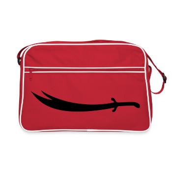 Ali Épée Zülfikar - Sac Retro - rouge/blanc - Devant