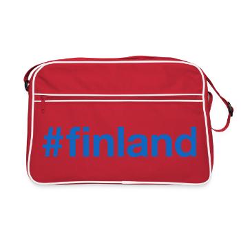 FINLAND Hashtag - Retro Bag - red/white - Front