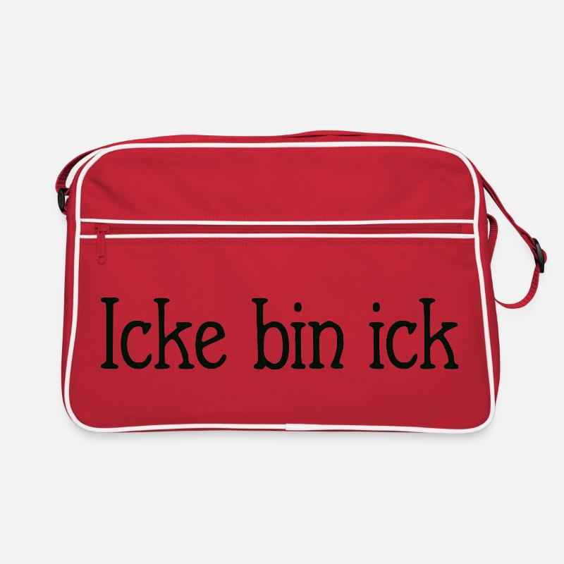 Icke bin ick Berlin Retro Tasche