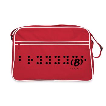 Motif Nature Éclat de Couleurs - Sac Retro - rouge/blanc - Devant