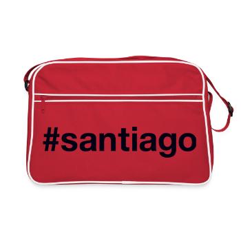 SANTIAGO Hashtag Chili - Sac Retro - rouge/blanc - Devant