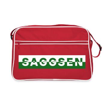 Saggsen / Saxony - Retro Bag - red/white - Front